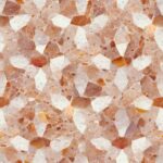 Fliesenaufkleber Terrazzo Bernstein – einzelne Fliese