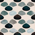 Fliesenaufkleber Terrazzo Kiesel – einzelne Fliese