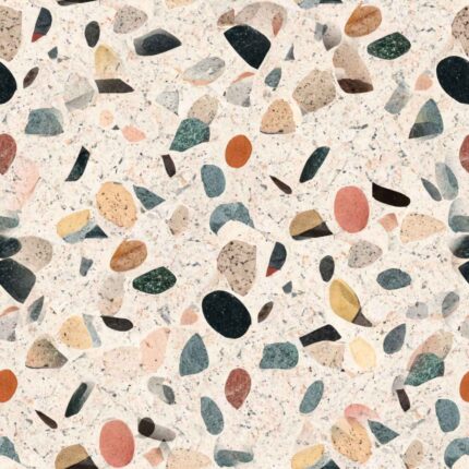 Fliesenaufkleber Terrazzo Konfetti – einzelne Fliese