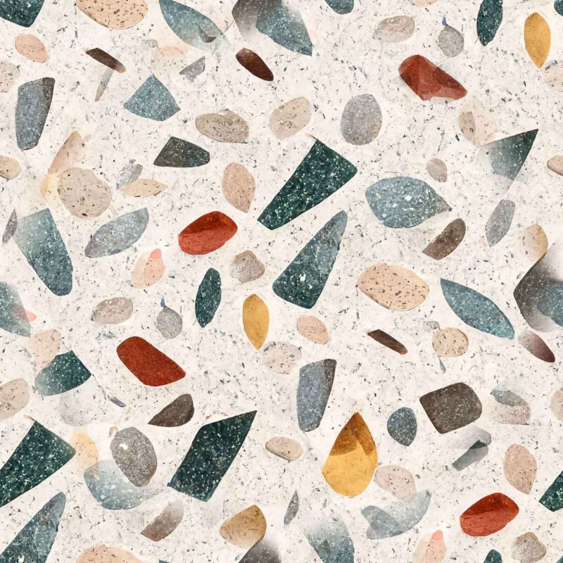 Fliesenaufkleber Terrazzo Palermo – einzelne Fliese
