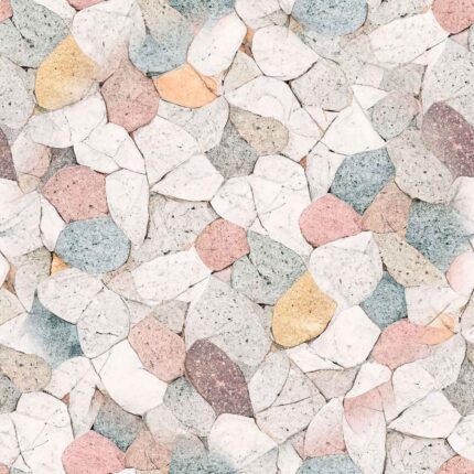 Fliesenaufkleber Terrazzo Porzellan &ndash; einzelne Fliese