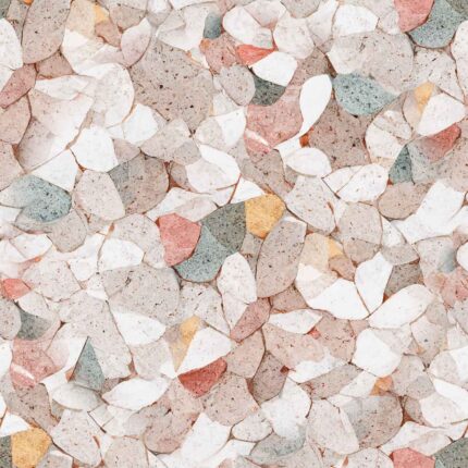 Fliesenaufkleber Terrazzo Sandstein &ndash; einzelne Fliese