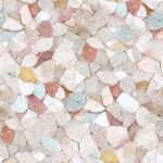 Fliesenaufkleber Terrazzo Sorbet – einzelne Fliese