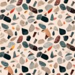 Fliesenaufkleber Terrazzo Splitter – einzelne Fliese