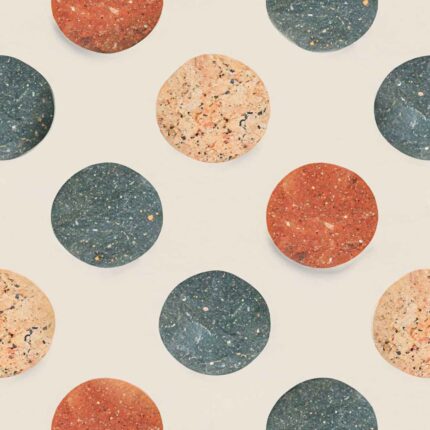 Fliesenaufkleber Terrazzo Tupfen – einzelne Fliese