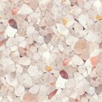 Fliesenaufkleber Terrazzo Vanille – einzelne Fliese