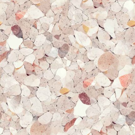 Fliesenaufkleber Terrazzo Vanille &ndash; einzelne Fliese