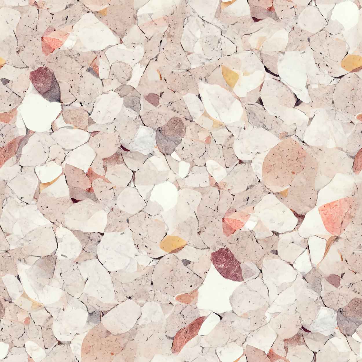 Fliesenaufkleber Terrazzo Vanille Fliesenaufkleber Terrazzo Vanille – einzelne Fliese