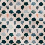 Fliesenaufkleber Terrazzo Wabe – einzelne Fliese