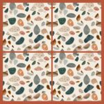 Fliesenaufkleber Terrazzo Riviera – Musteransicht an der Wand